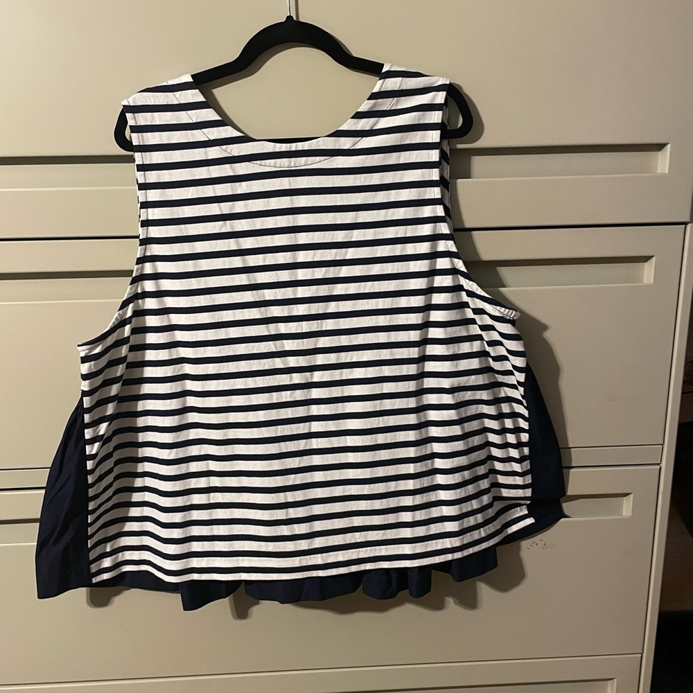 NWT J Crew Striped Top Size 3X